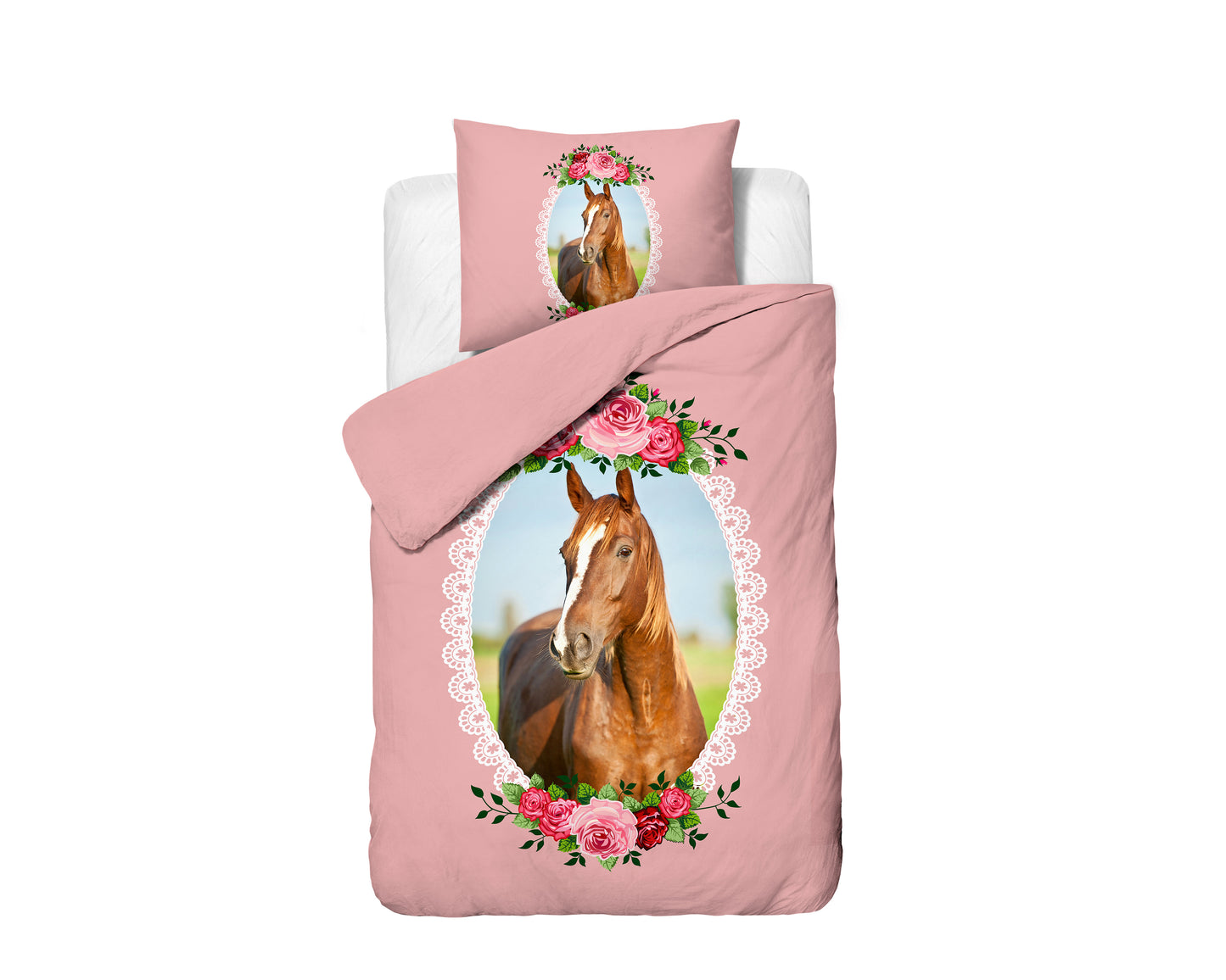 Little Monster Cute Horse Roze