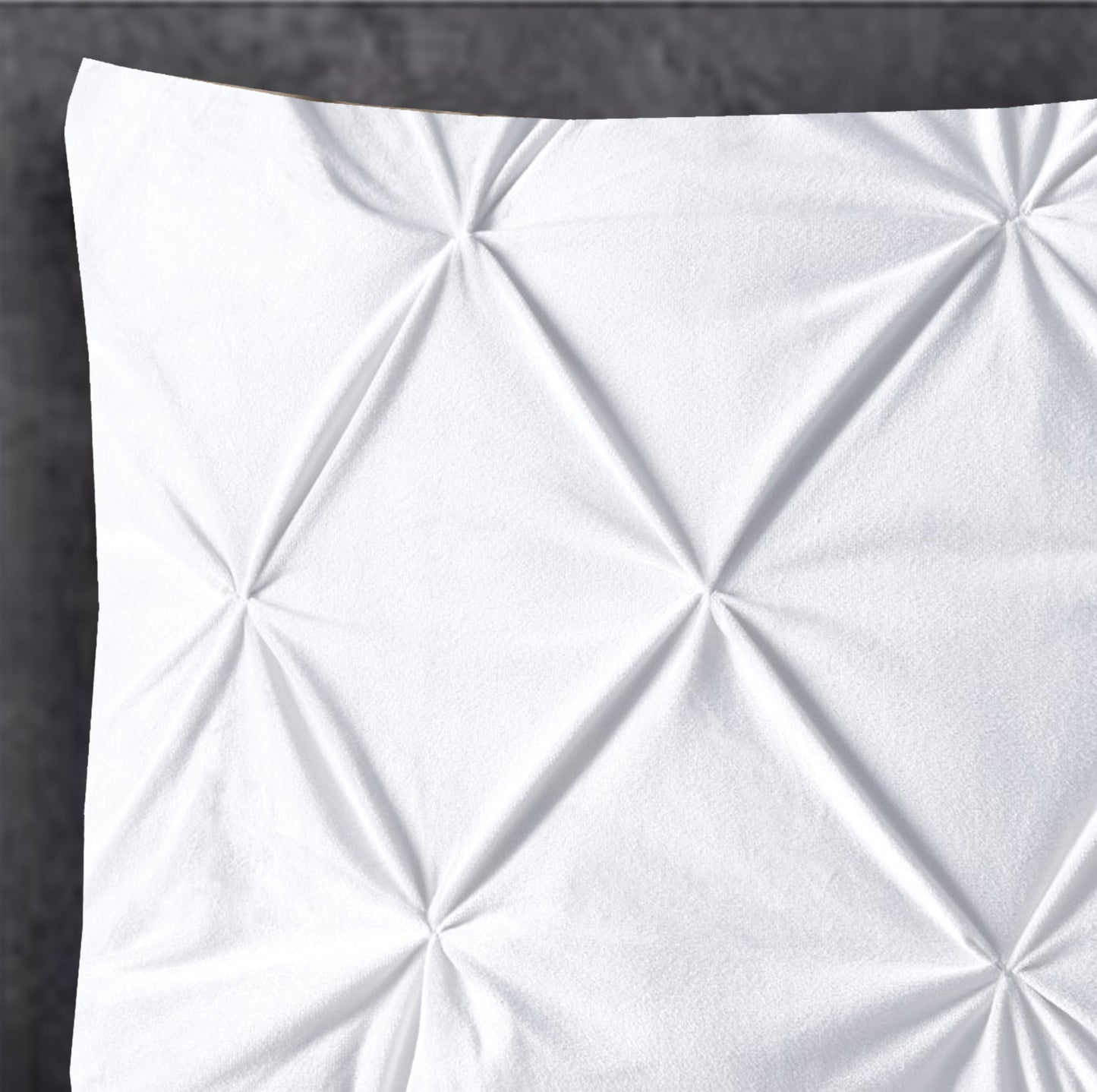 Sleeptime Velvet Pintuck 2pack kussenslopen Wit