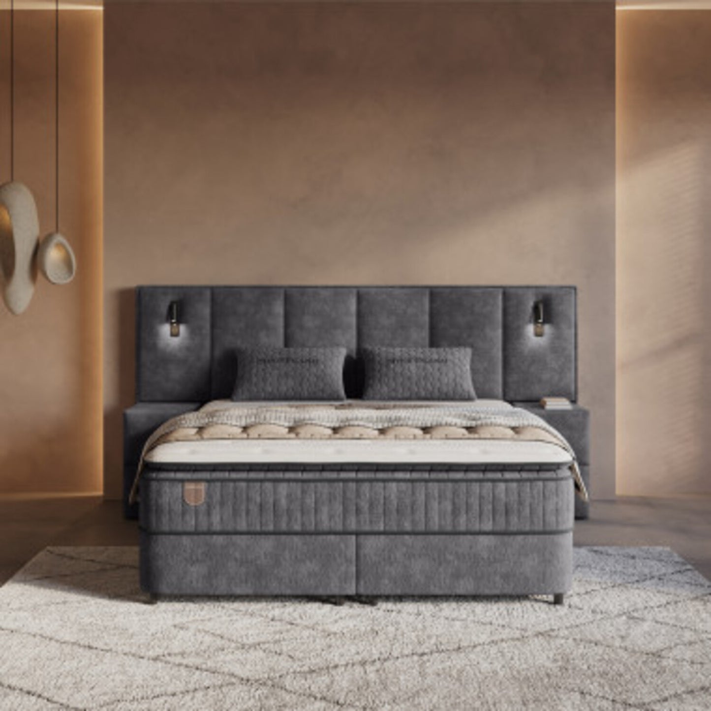 Crestabedd Antraciet