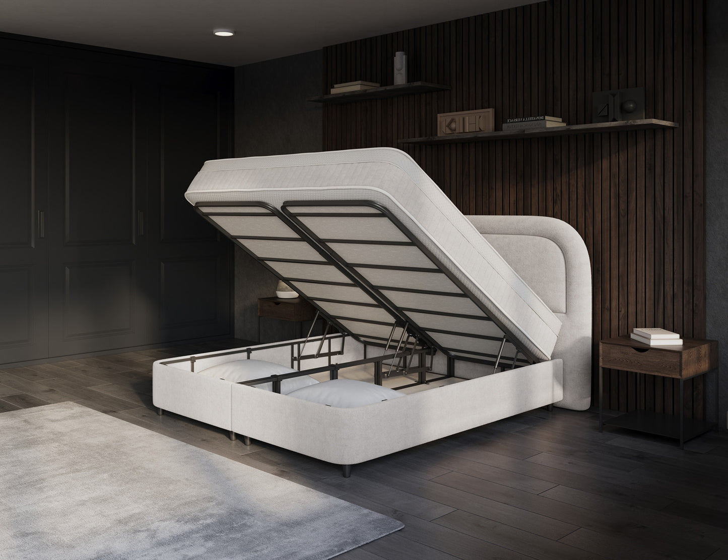 Essence Off-White Opbergbed