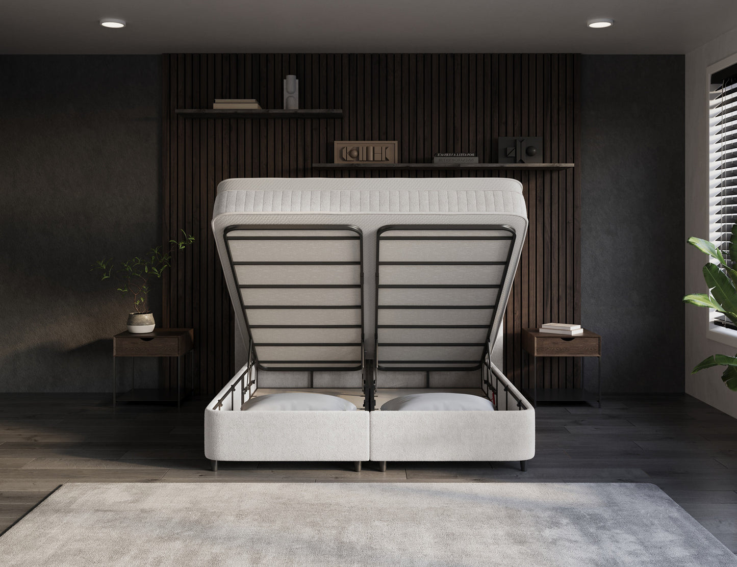Essence Off-White Opbergbed