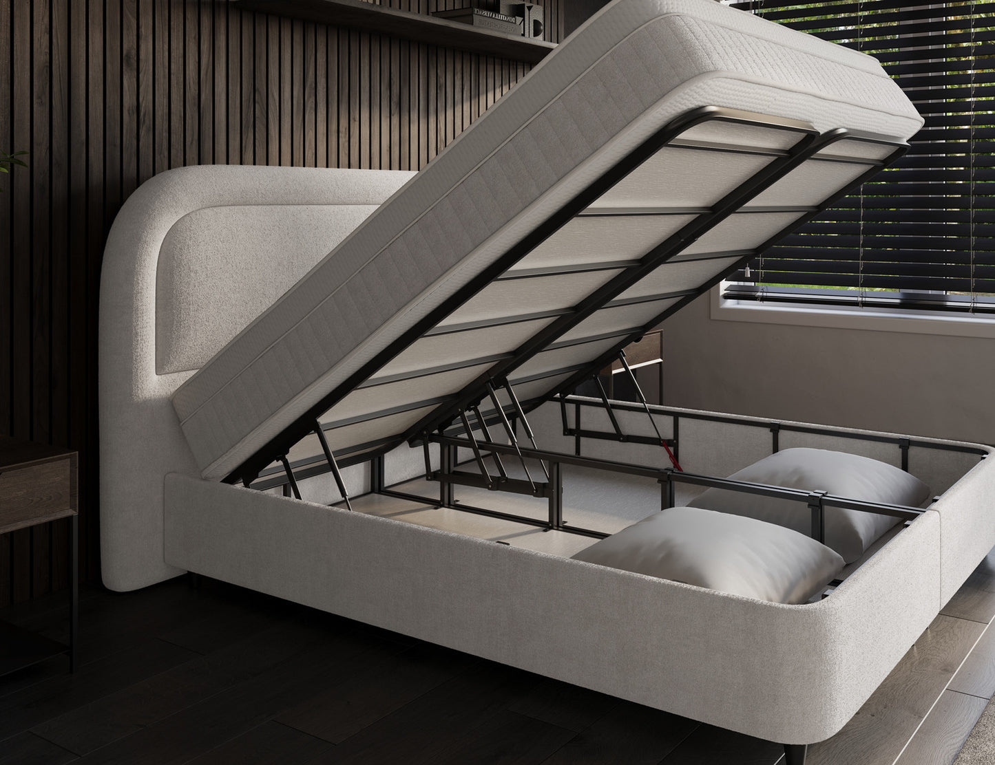 Essence Off-White Opbergbed