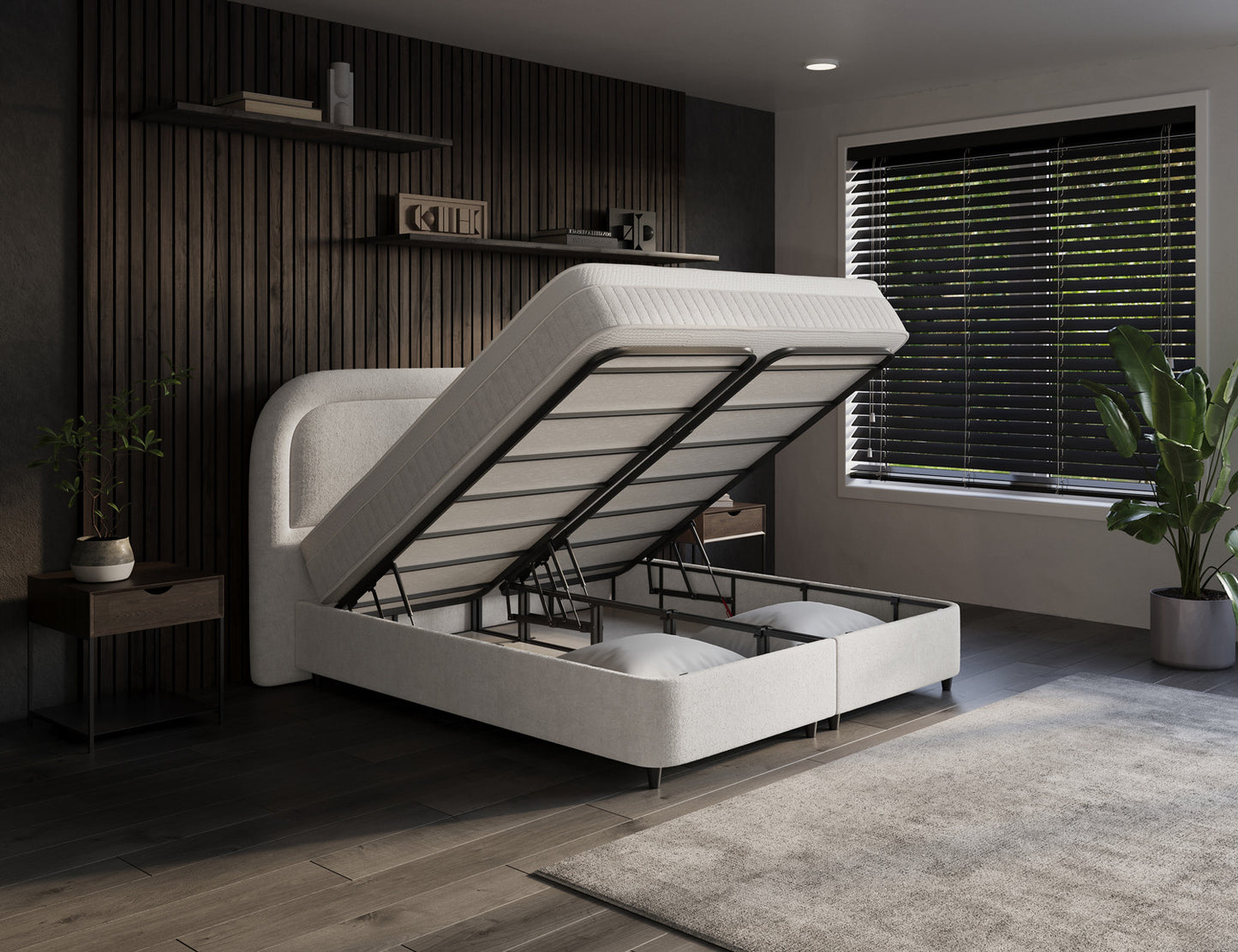 Essence Off-White Opbergbed