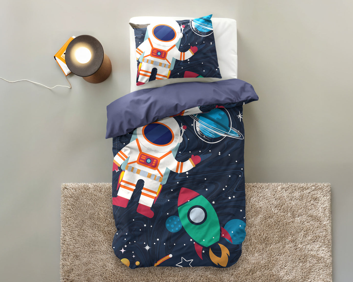 Little Monster Space man 2 Blauw