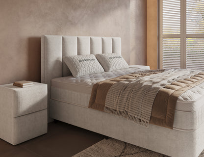 Line Bed Beige
