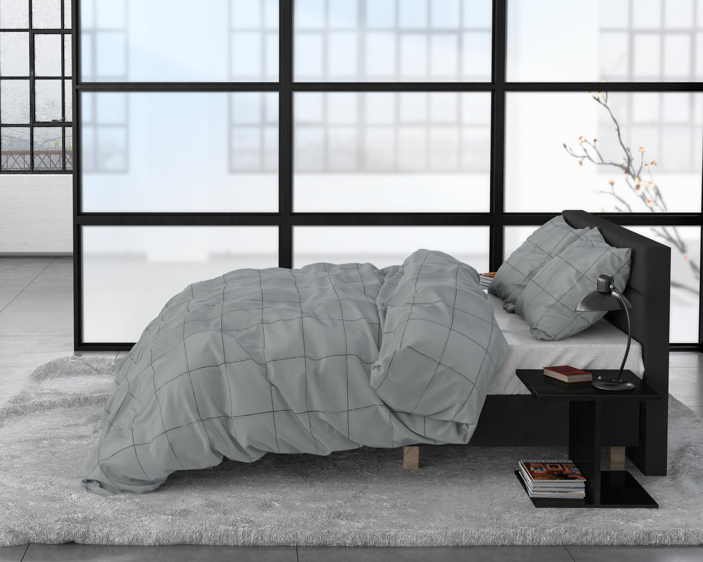 Dreamhouse Deep check Grey