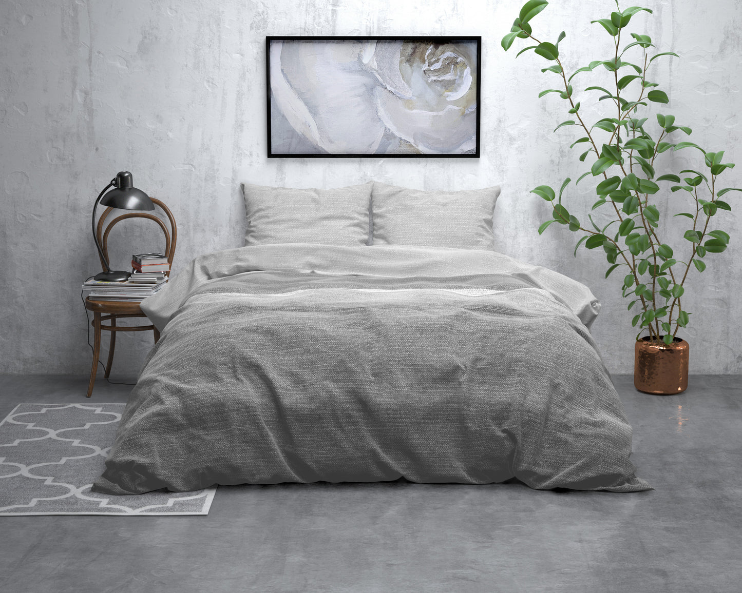 Sleeptime Flanel Stone Stripe