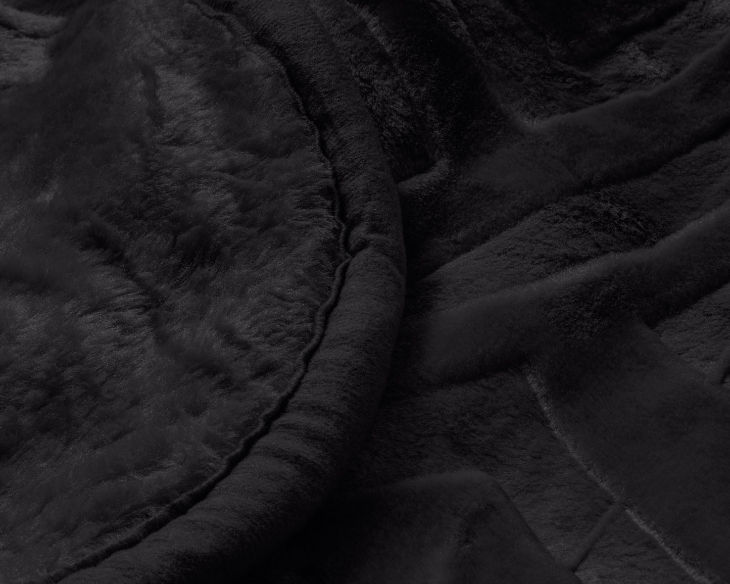 Sleeptime Embossed Zeta Deken Zwart