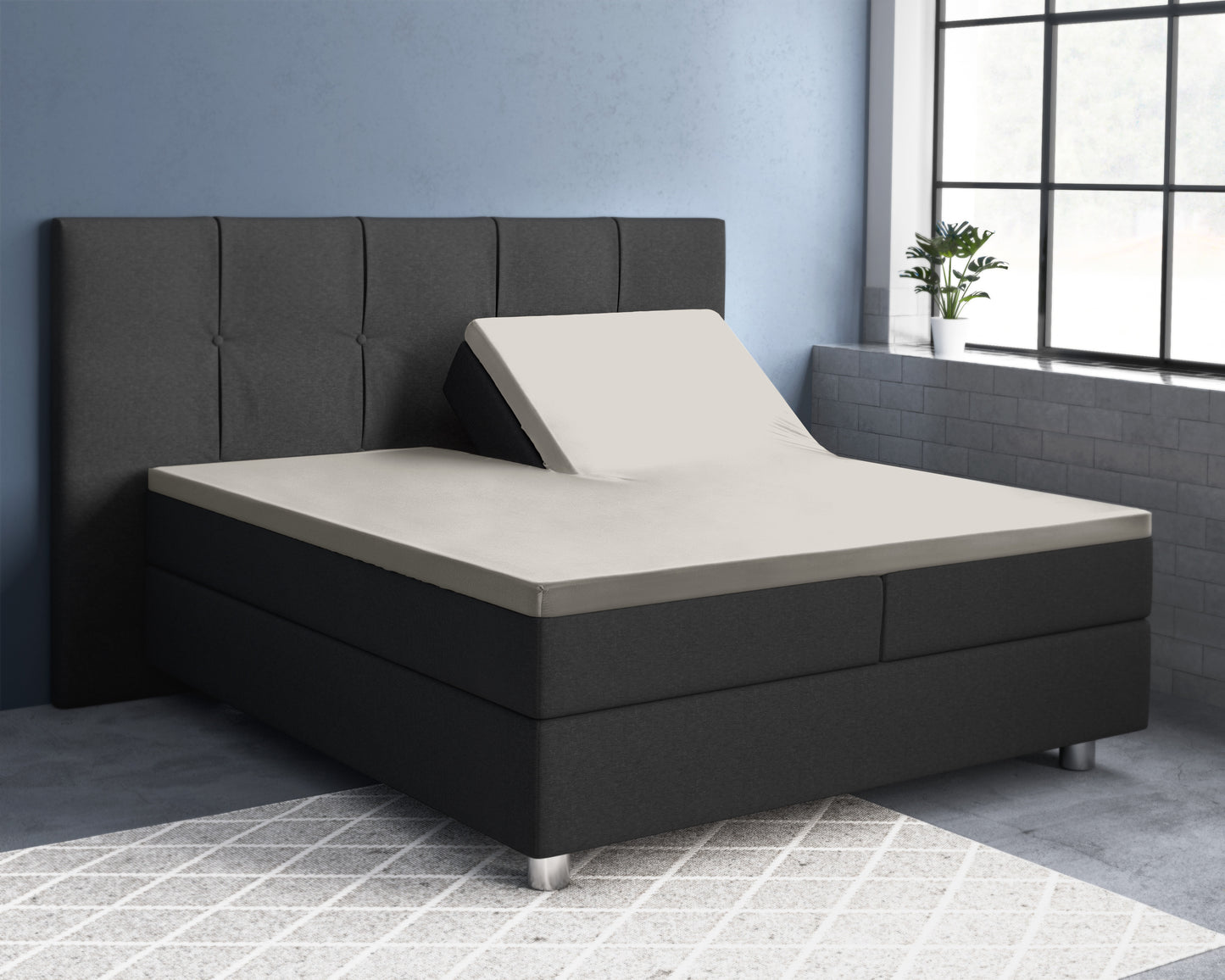 Primaviera Deluxe Splittopper Satijn Hoeslaken