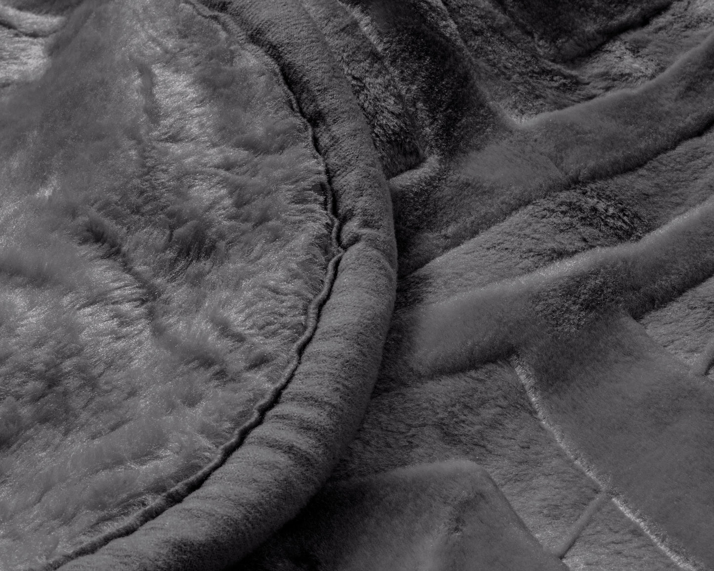 Sleeptime Embossed Zeta Deken Antraciet