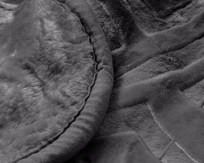 Sleeptime Embossed Zeta Deken Antraciet