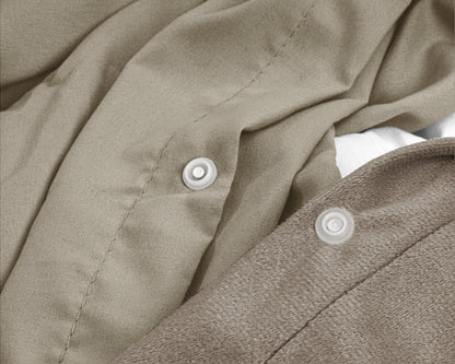 Sleeptime Velvet Uni Dekbedovertrek