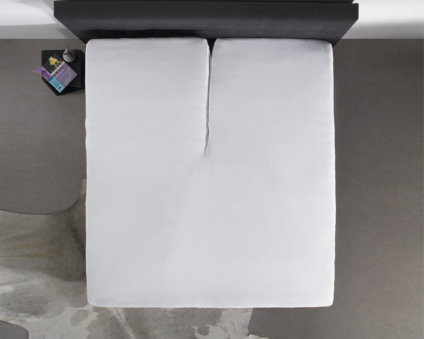 Dreamhouse Waterdichte molton matrasbeschermer/Incontinentie Splittopper Hoeslaken