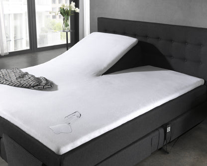 Dreamhouse Waterdichte molton matrasbeschermer/Incontinentie Splittopper Hoeslaken