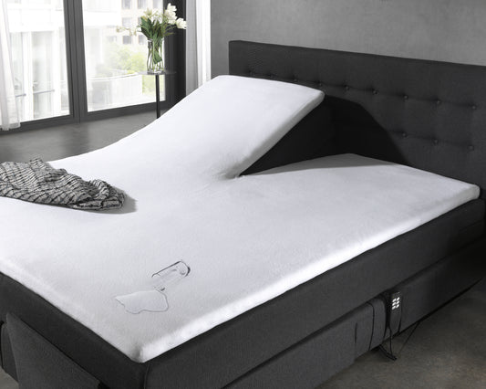 Dreamhouse Waterdichte molton matrasbeschermer/Incontinentie Splittopper Hoeslaken