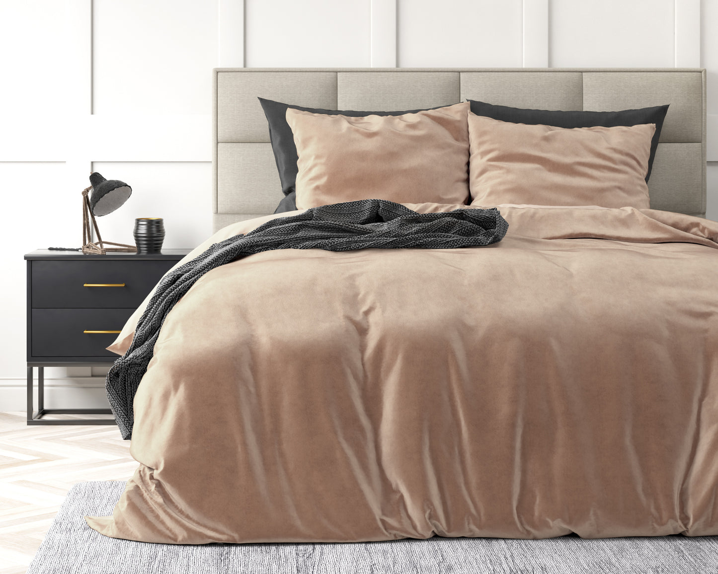 Sleeptime Velvet Uni Dekbedovertrek