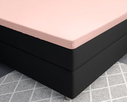 Primaviera Deluxe Splittopper Satijn Hoeslaken Roze