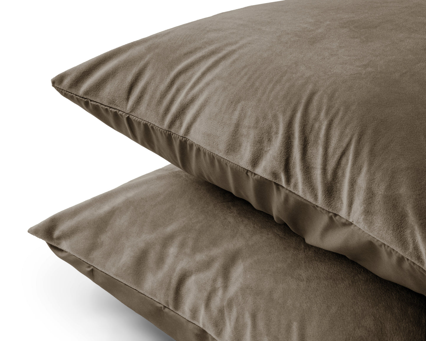 Sleeptime Velvet 2 in 1 kussenslopen Taupe