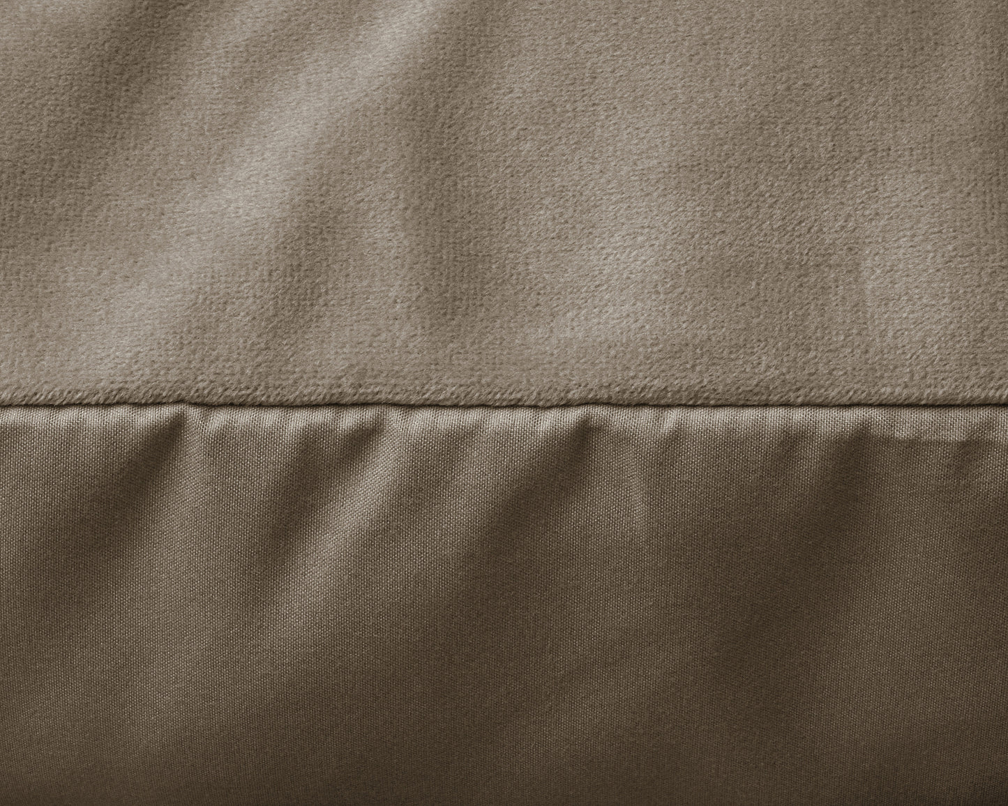 Sleeptime Velvet 2 in 1 kussenslopen Taupe