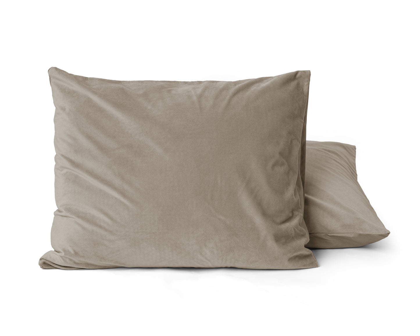 Sleeptime Velvet 2 in 1 kussenslopen Taupe