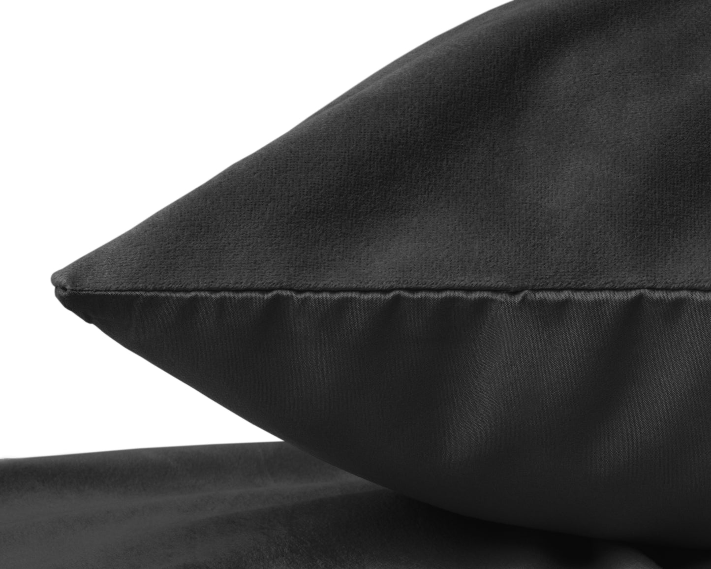 Sleeptime Velvet 2 in 1 kussenslopen Zwart