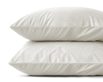 Sleeptime Velvet 2 in 1 kussenslopen Creme