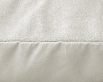 Sleeptime Velvet 2 in 1 kussenslopen Creme