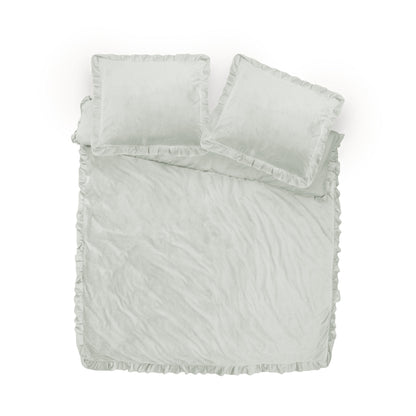 Sleeptime Velvet Ruffles Cappuccino