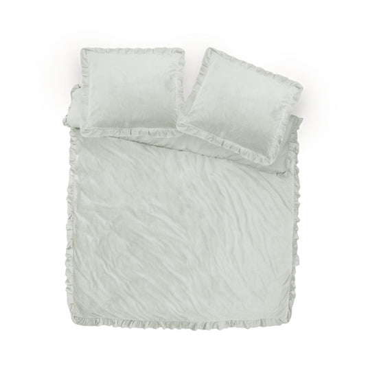 Sleeptime Velvet Ruffles Cappuccino