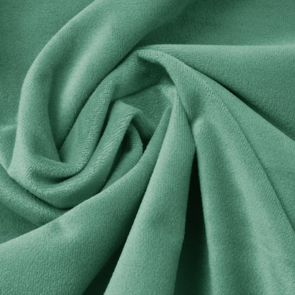 Sleeptime Velvet Ruffles Granite Green