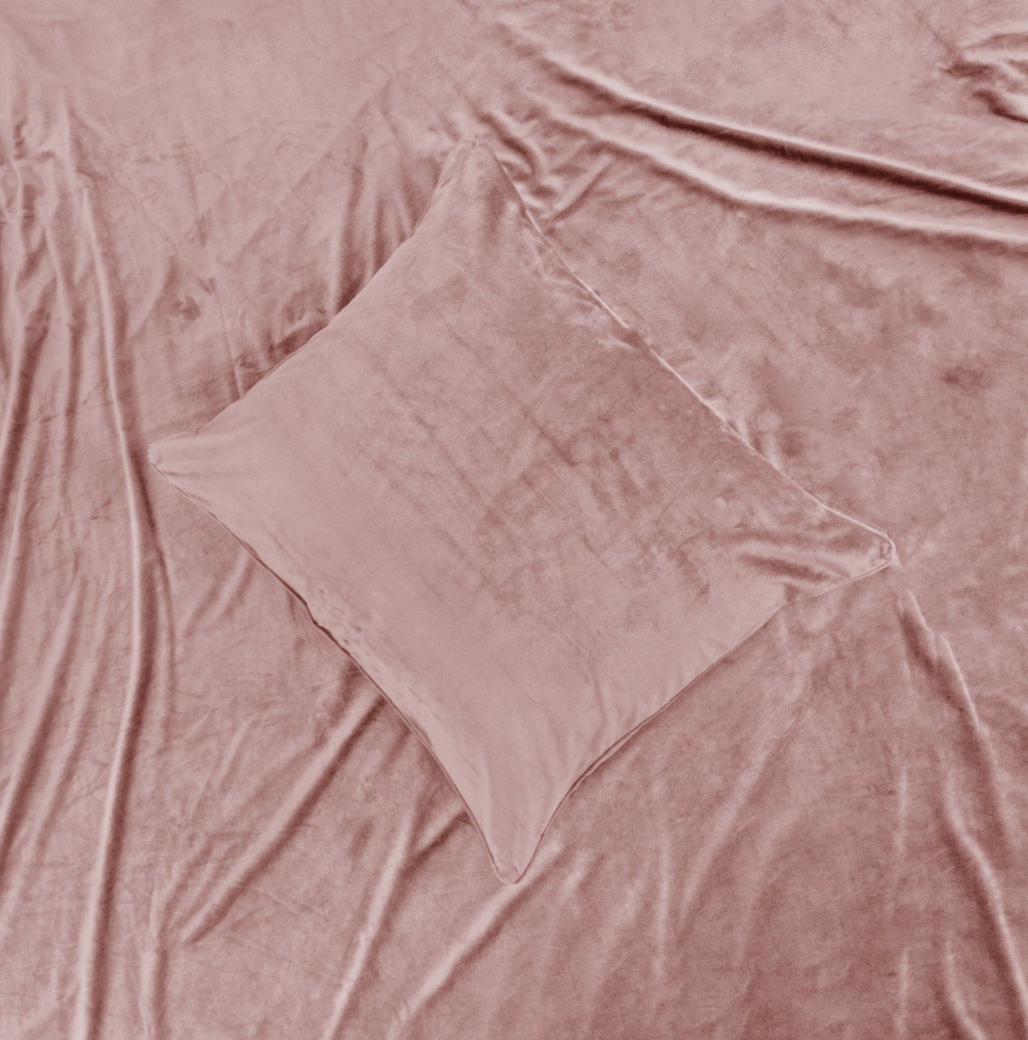 Sleeptime Velvet Piping Soft Pink