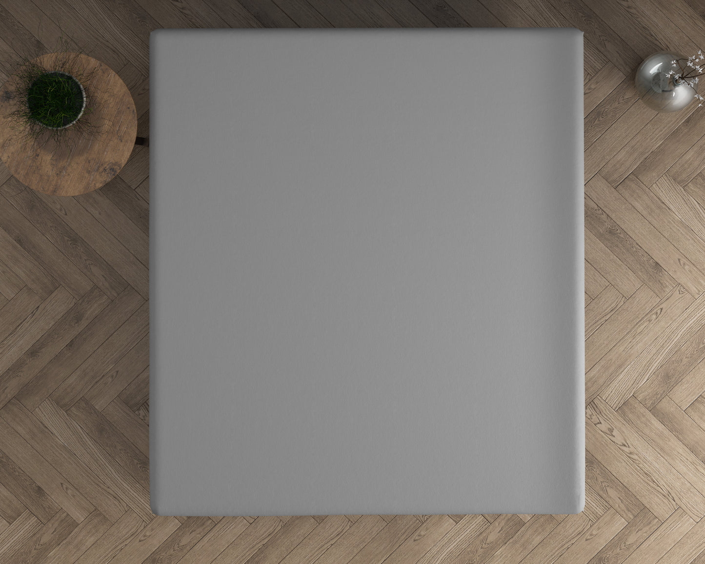 Dreamhouse Dubbel Jersey 220 gr. Topper Hoeslaken Grijs