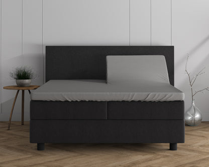 Dreamhouse Dubbel Jersey 220 gr. Splittopper hoeslaken Grijs