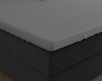 Dreamhouse Dubbel Jersey 220 gr. Splittopper hoeslaken Grijs