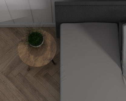 Dreamhouse Dubbel Jersey 220 gr. Splittopper hoeslaken Grijs