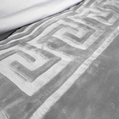 Sleeptime Embossed Zeta Deken Grijs