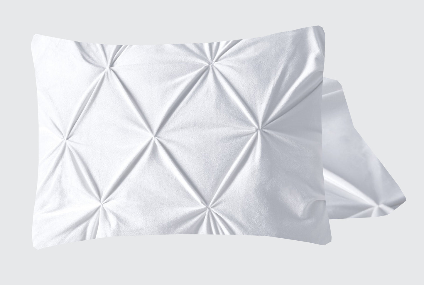 Sleeptime Velvet Pintuck 2pack kussenslopen Wit