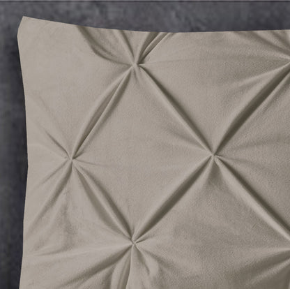 Sleeptime Velvet Pintuck 2pack kussenslopen Zand