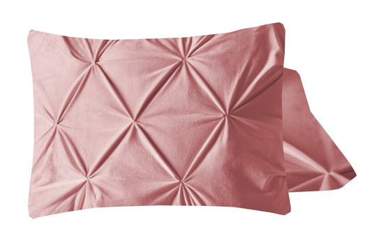 Sleeptime Velvet Pintuck 2pack kussenslopen Roze