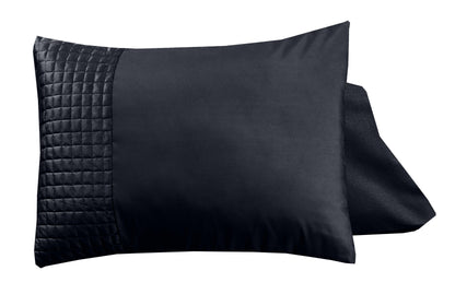 Sleeptime Velvet Band Zwart 2pack slopen Black