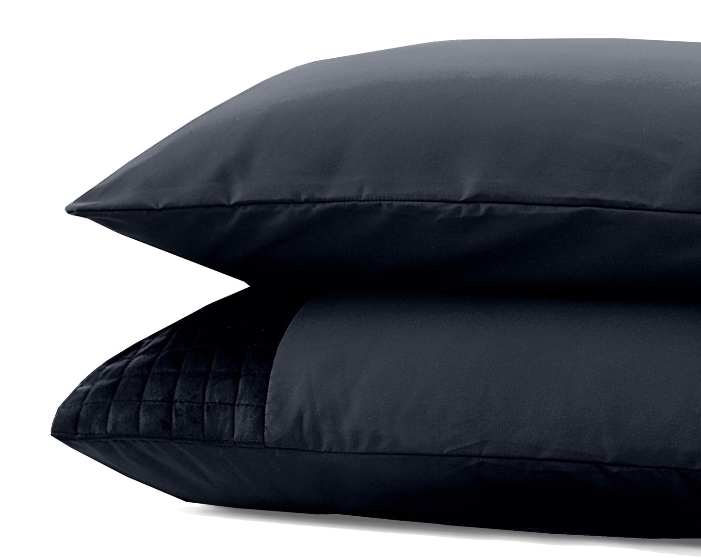 Sleeptime Velvet Band Zwart 2pack slopen Black
