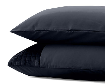 Sleeptime Velvet Band Zwart 2pack slopen Black