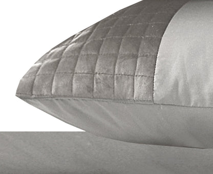 Sleeptime Velvet Band Sand/Grijs 2pack slopen Sand / Grey