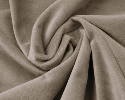 Sleeptime Velvet hoeslaken Taupe/Grijs