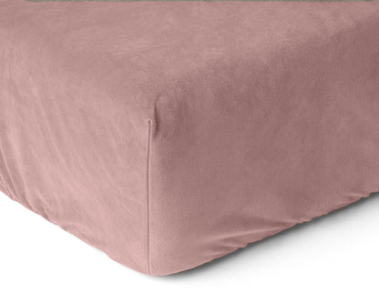 Sleeptime Velvet hoeslaken Oud Roze