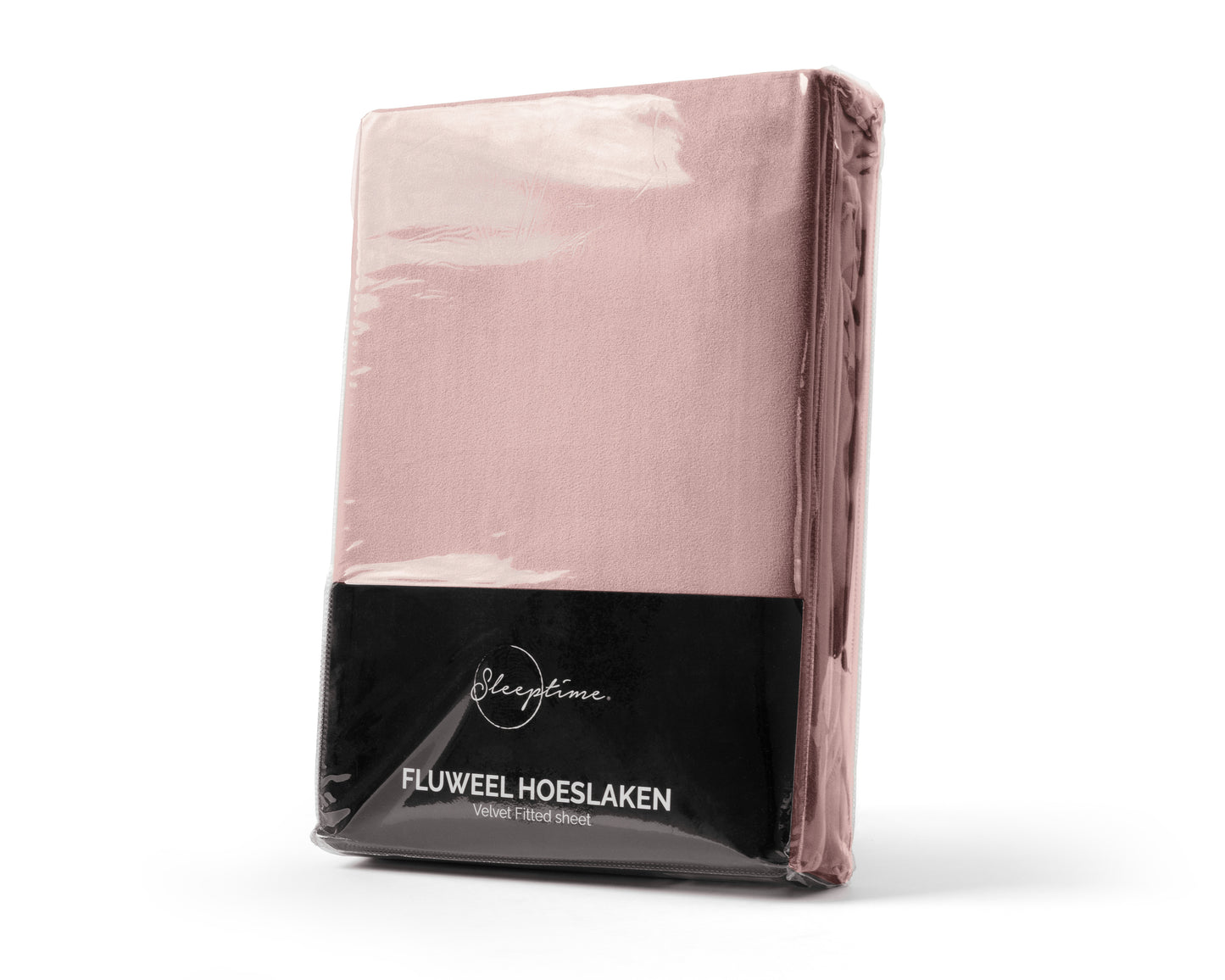 Sleeptime Velvet hoeslaken Oud Roze