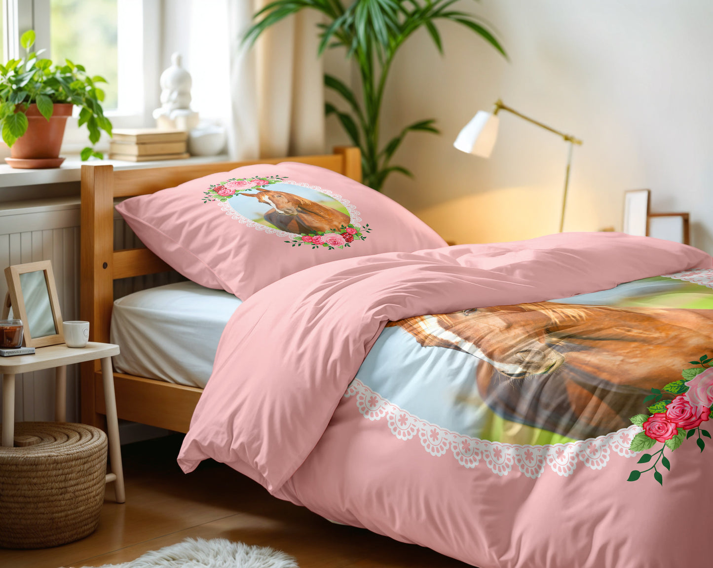 Little Monster Cute Horse Roze