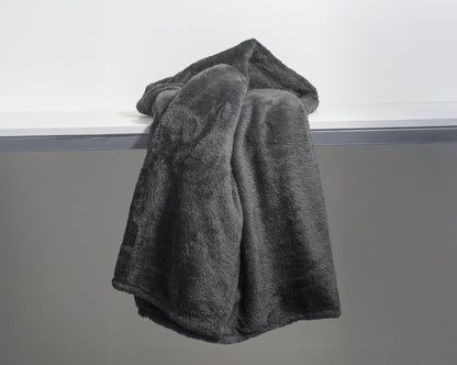 Primaviera Deluxe Teddy plaid Antraciet