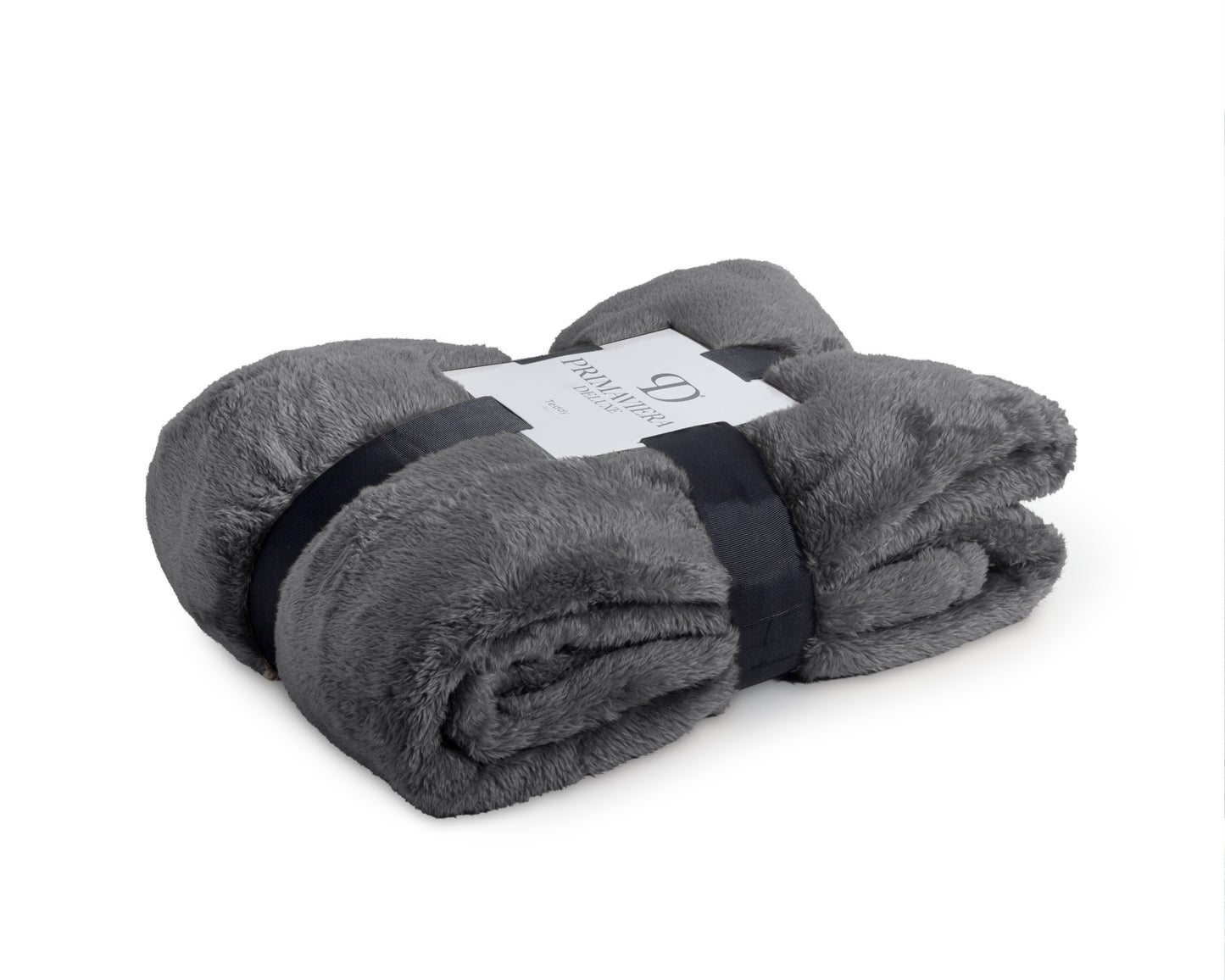 Primaviera Deluxe Teddy plaid Antraciet
