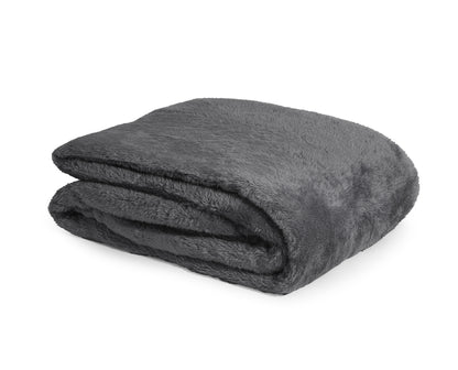 Primaviera Deluxe Teddy plaid Antraciet